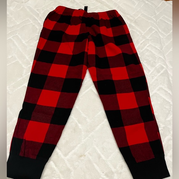 Buffalo Flannel Pajama pants - Gathers at the bottom worn  1x Size Med. Old Navy - Picture 2 of 9